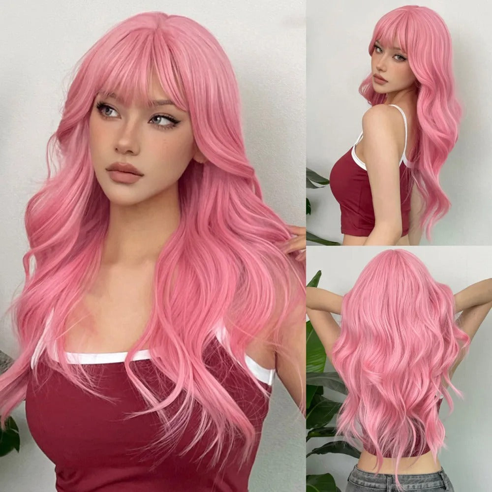 Long Curly Hair Full-head Wig