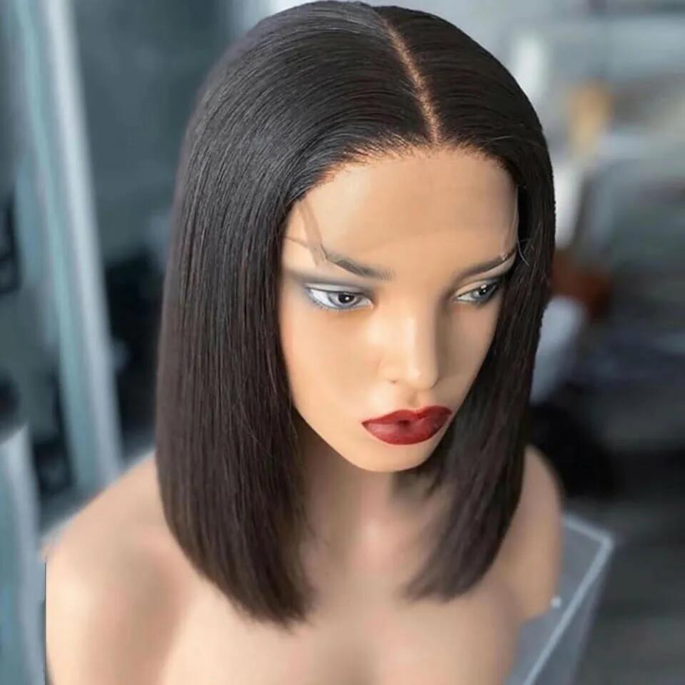 4X4 Bob Wig Short Hair Female Wig