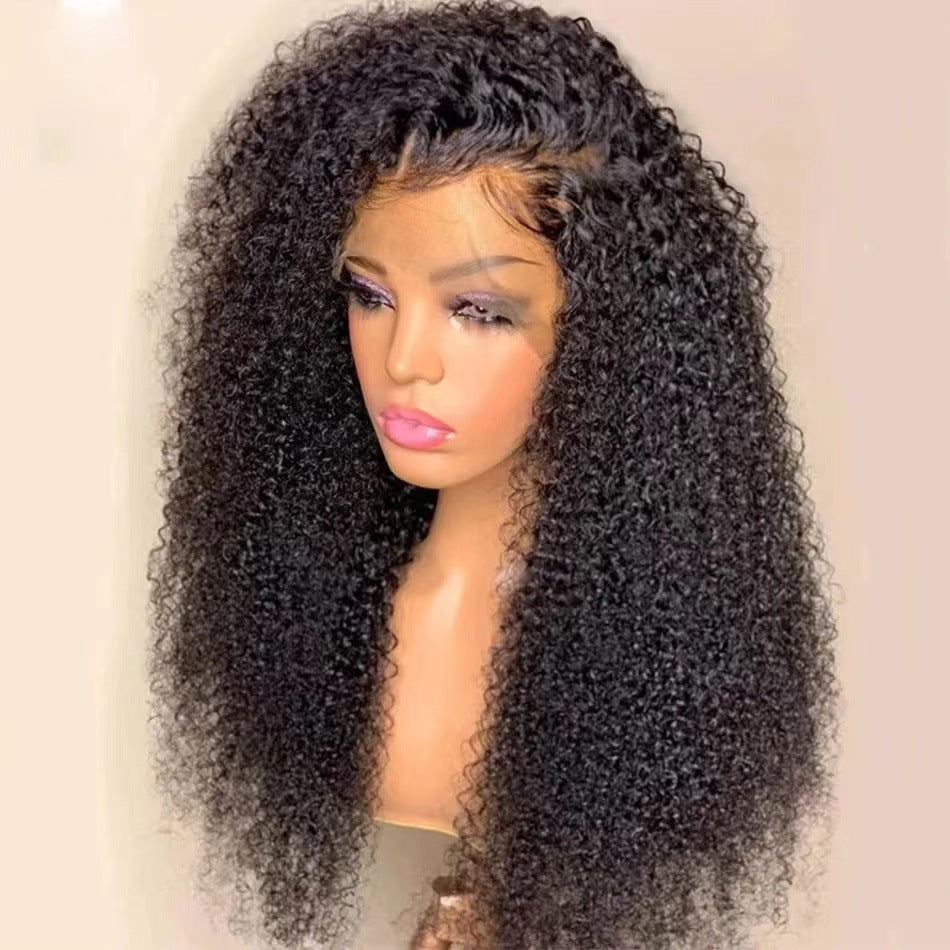 Women's Wigs With Small Curly Hair Front Lace