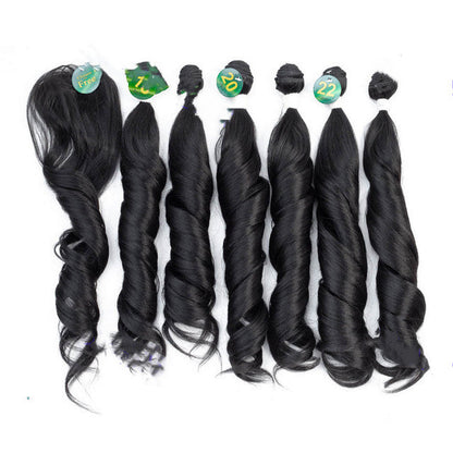 Chemical fiber hair curtain