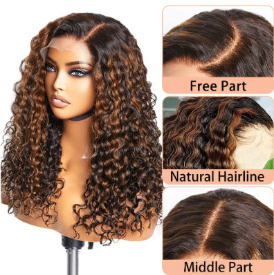 Ladies Front Lace Synthetic Wigs