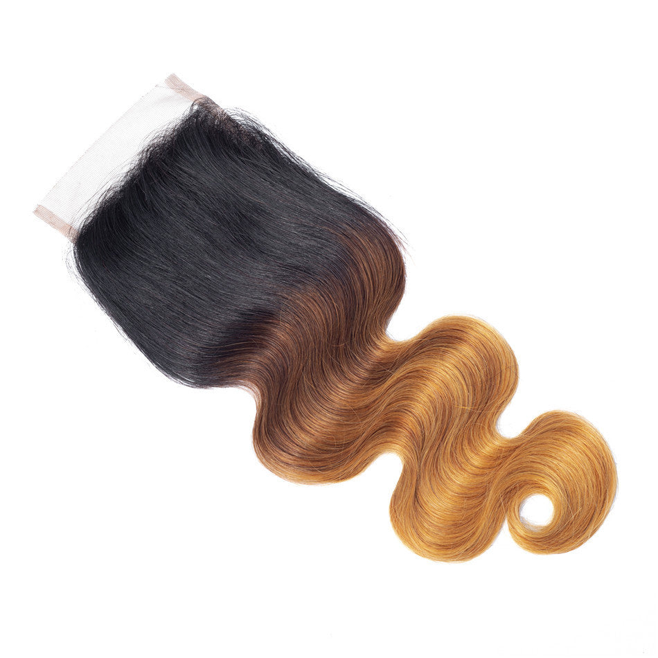 Tricolor hair wig