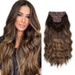 High-temperature Fiber Wig Women's Wig Set Four-piece Set