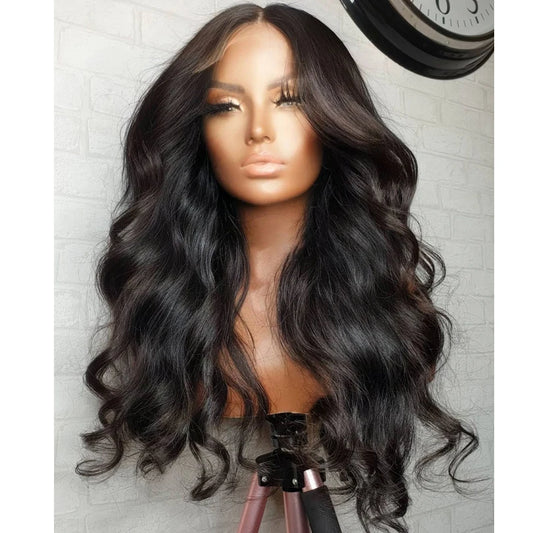 Synthetic Lace Front Wigs Glueless 180% Density