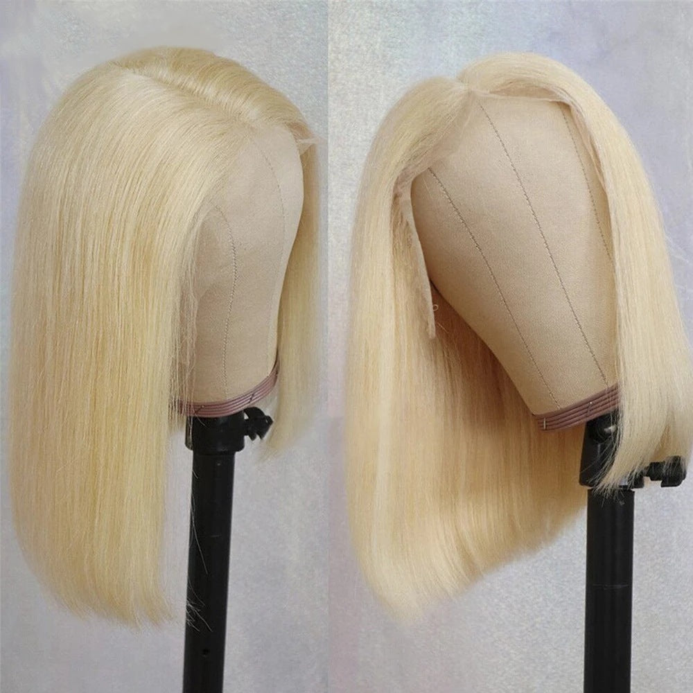 Women's Fashion T Shape Lace Wig Chemical Fiber Headgear