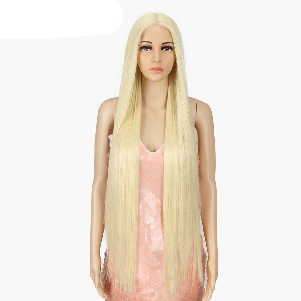 Deep Part Long Straight Wig