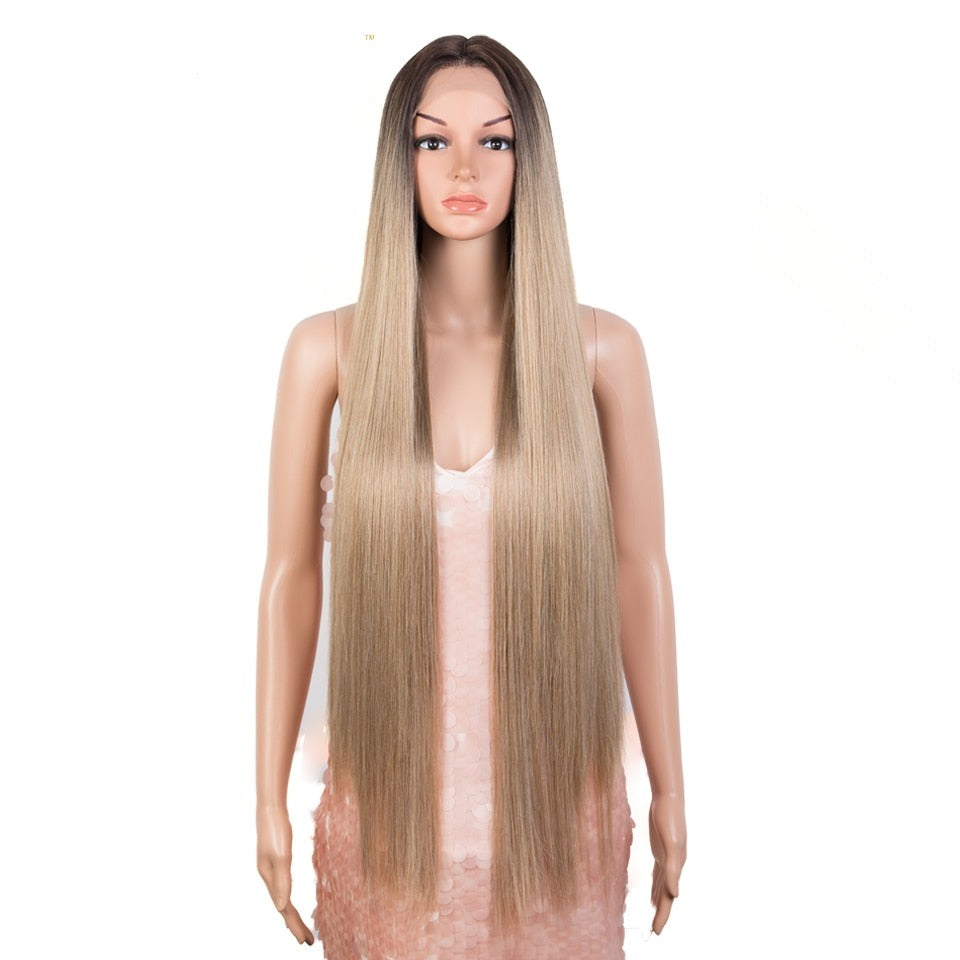 Deep Part Long Straight Wig