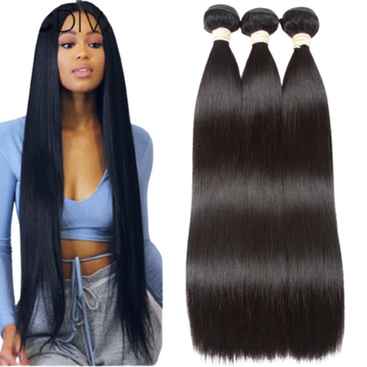 3/4 Pieces Straight Human Hair Bundles