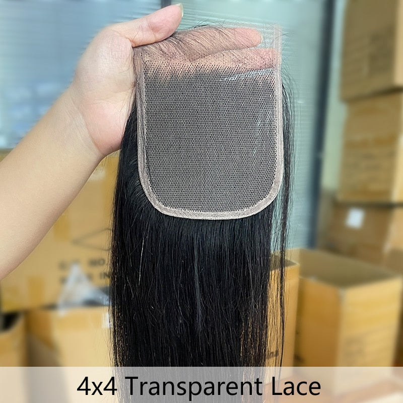 Brazilian Straight Lace Frontal Closure Human Hair